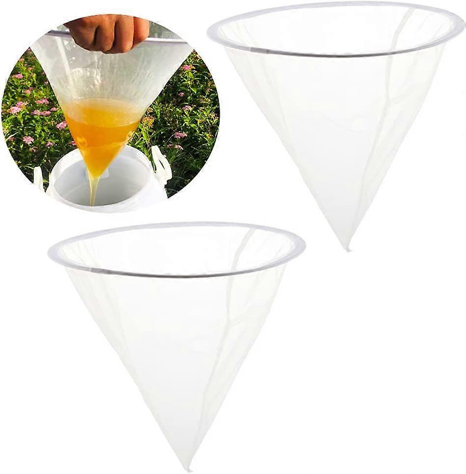 2 Pcs Beekeeping Honey bee Filter Mess Strainer Extract Tool for Beekeepers