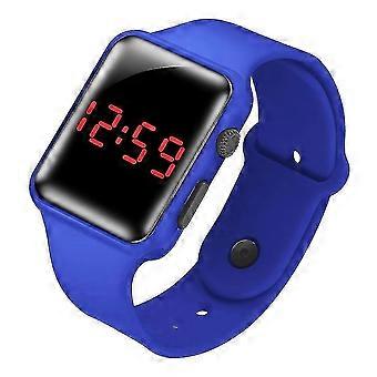 Led Digital Screen Wrist Sports Watches Children Boys Girls Kids Silicone Strap