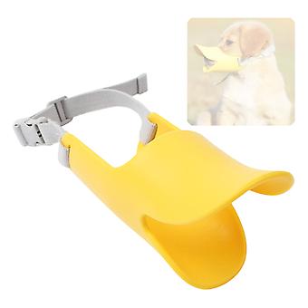 Dog Walking Muzzle with Adjustable Strap, Open Front and Duck Bill Shape for Outdoor Activity Care, Training Use Multicolor