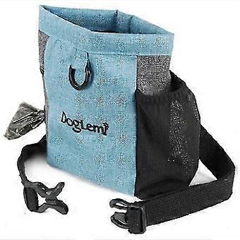 Magnetische Hundebehandlungstasche mit verstellbarem Bund, Pet Walking Bag Tasche mit Öffnung für Poop Bag