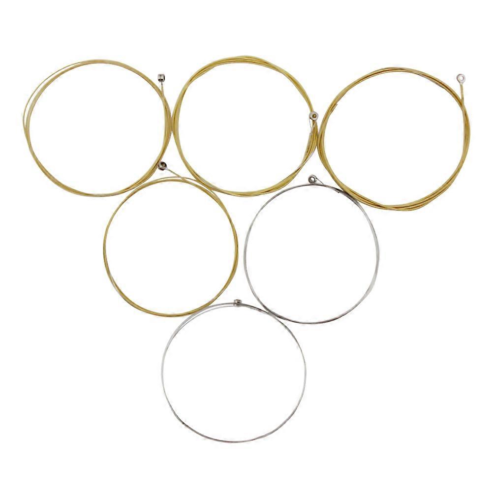 Acoustic Guitar String Brass Replacement Strings 1Set for Repairing Use