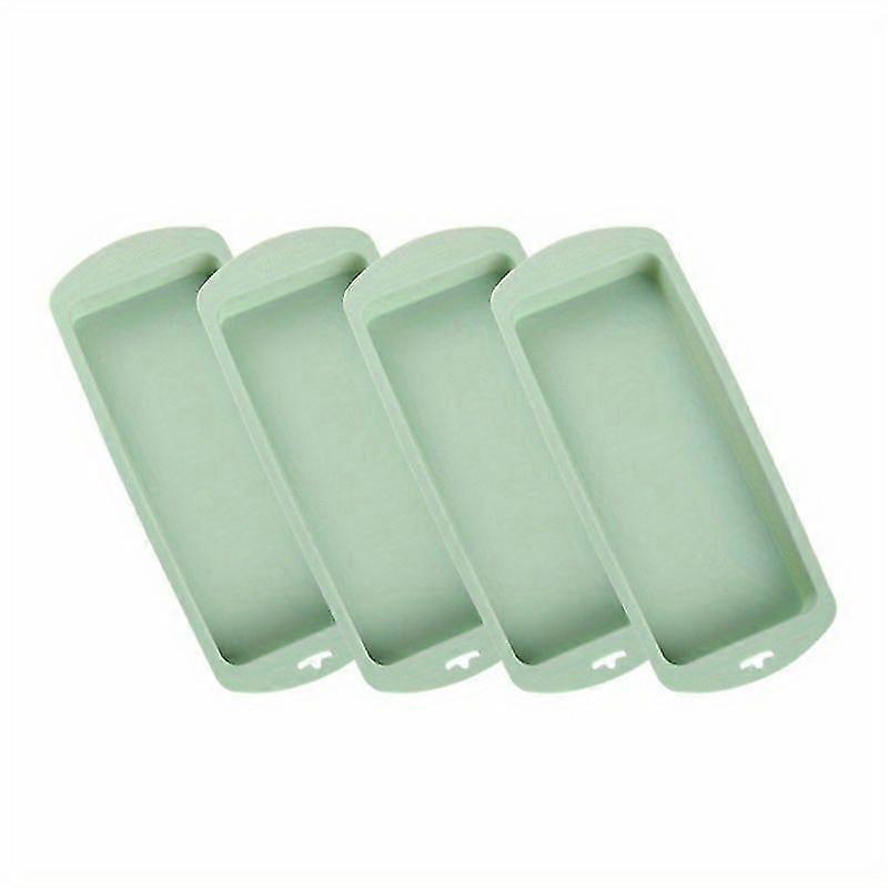 4 Pcs Non-Stick Rectangular Cake Pans for Bread Brownies Chocolate