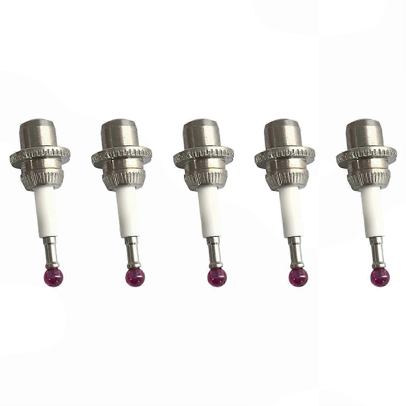 Touch Probe Stylus 5 Pcs, M3, 4mm Ruby Ball Ceramic Stem, 80.362.00, Replacement for CNC CMM Machine 3D Sensor