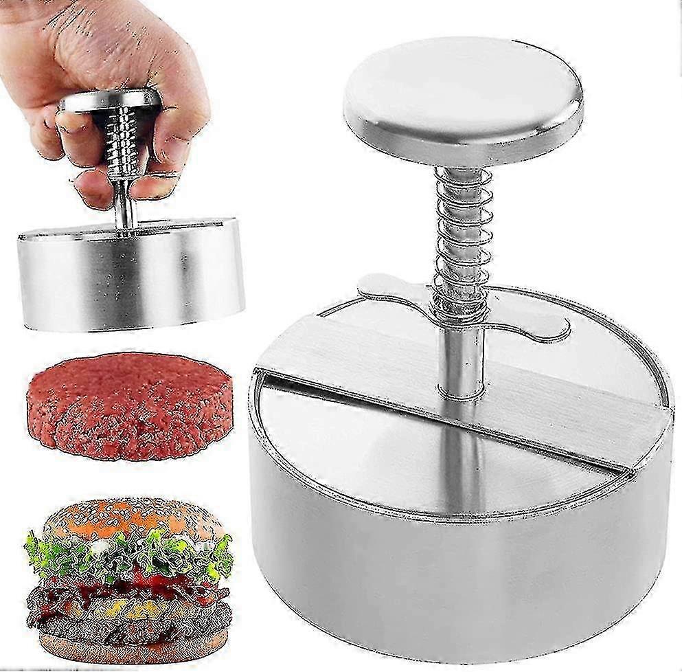Rustproof Stainless Steel Burger Press