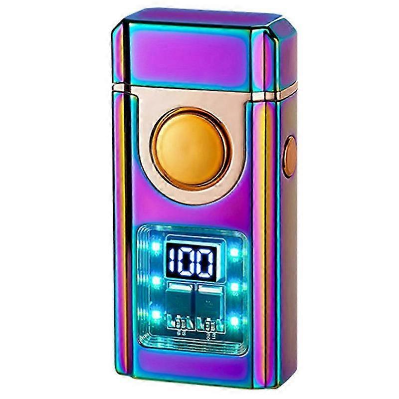 Windproof lighter with digital display and intelligent induction