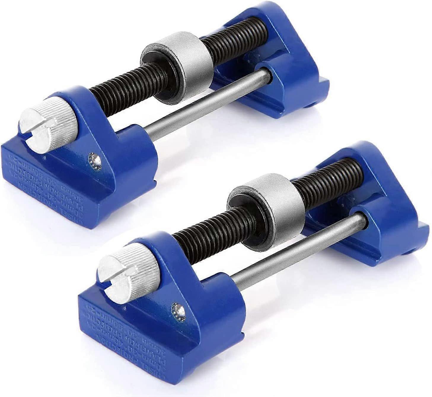 Chisel Sharpener, Chisel Honing Guide, Metal Clamping Fixed Chisel Sharpener Jig for Chisel Edge Sharpening Angle Guide Abrasive Tools - Clamping(2pcs