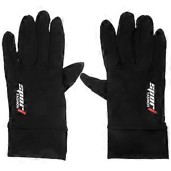 Cycling Gloves Waterproof Full Finger Gloves for Outdoor Use 1Pair Black