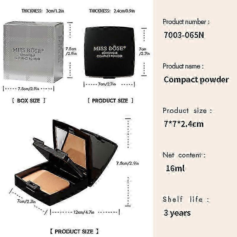 2-Layer Setting Powder  Natural Radiant with Mirror