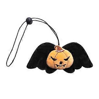 Plush Halloween Pet Charm  with Pumpkin/Ghost/Bat Pendant  for Cats & Small Dogs