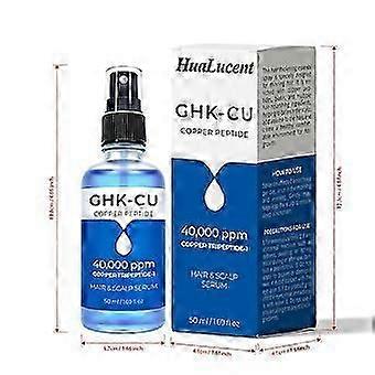 GHK-Cu Copper Peptide -hius- ja päänahaseerumi, kevyt kosteuttava hiussuihke terveelle päänahalle, 50ml, uusi tulokas S05