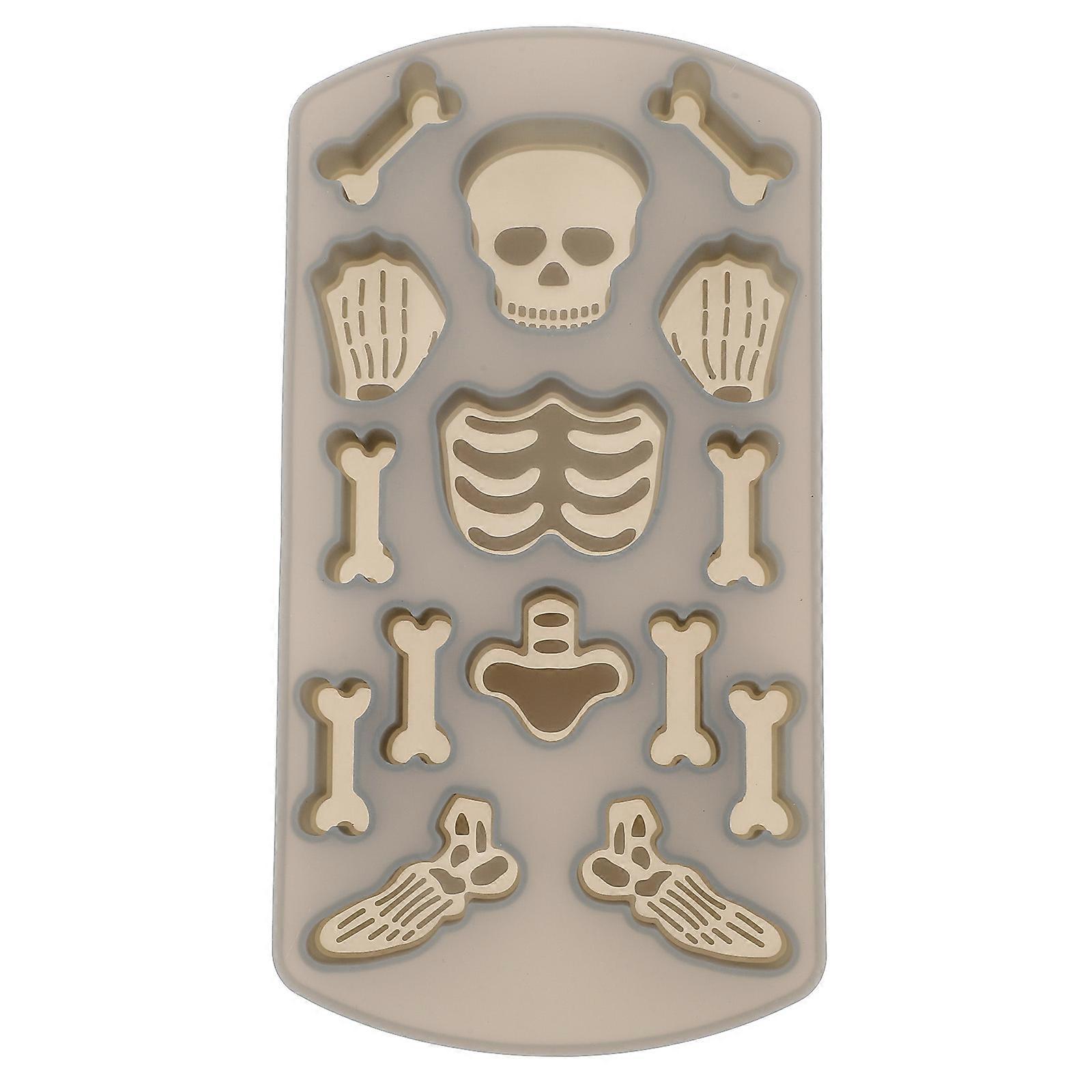 Human Skeleton Cake Mold for Baking Use Halloween Creative Silicone Mold