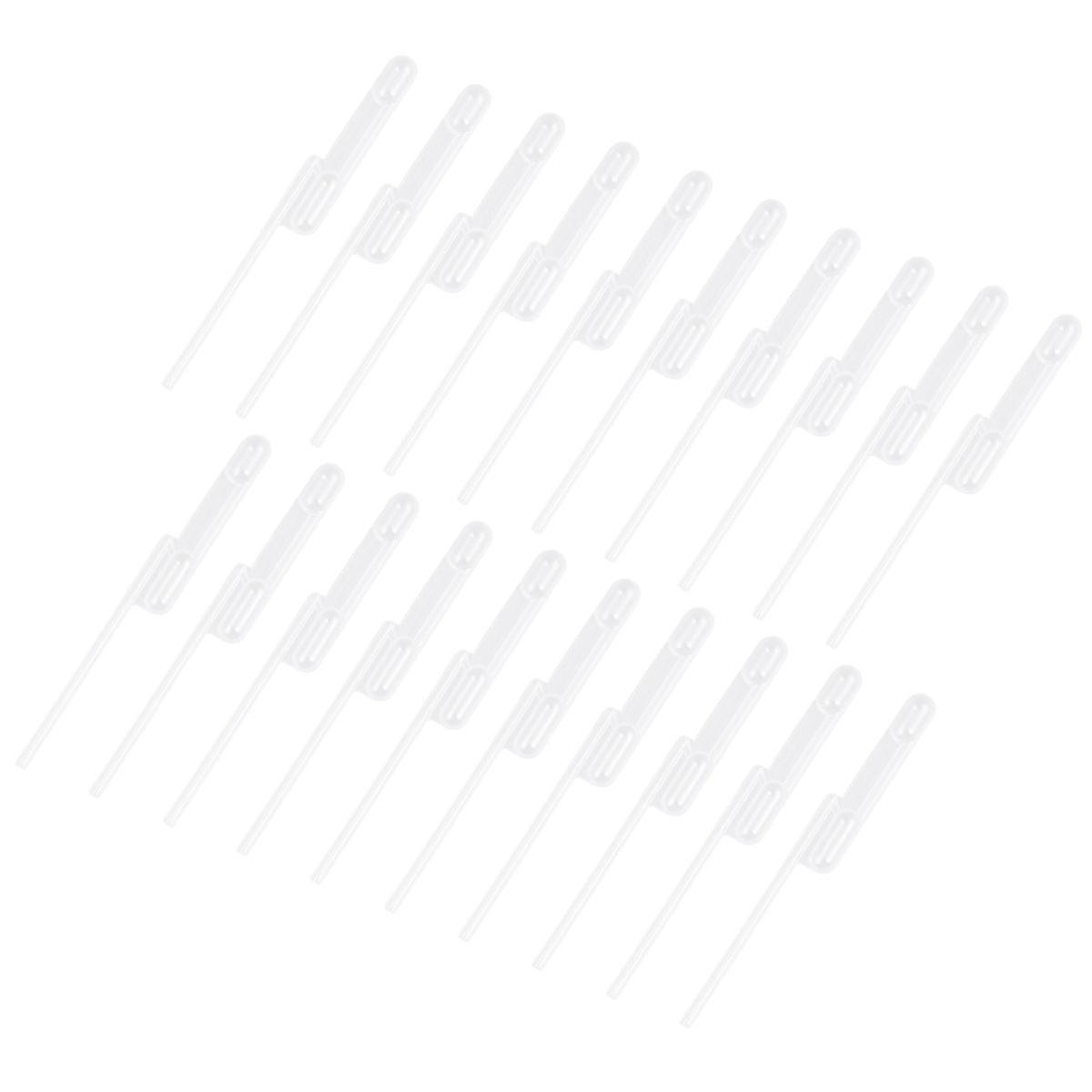 Quantitative Dropper 50Pcs Double-Cell Pasteur Burette for Laboratory Use