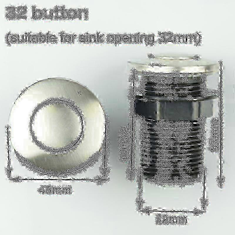 Easy-Clean Stainless Air Switch Button