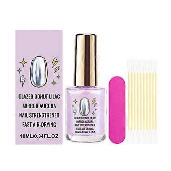 2pcs Nail polish, Mirror holographic set, Smooth thin - coat, Suitable for various skin tones, Dries fast and scratch - resistant