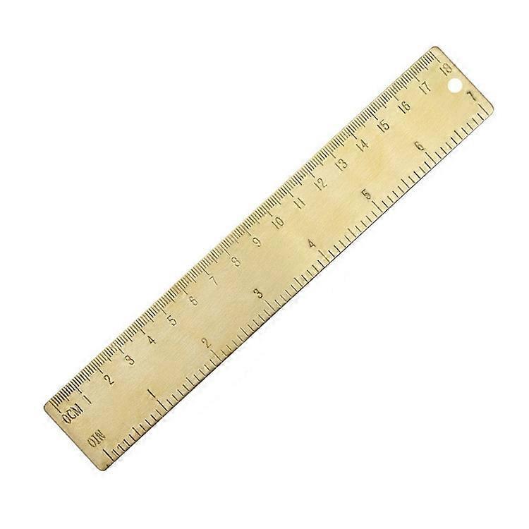 Solid Brass Drafting Ruler Set