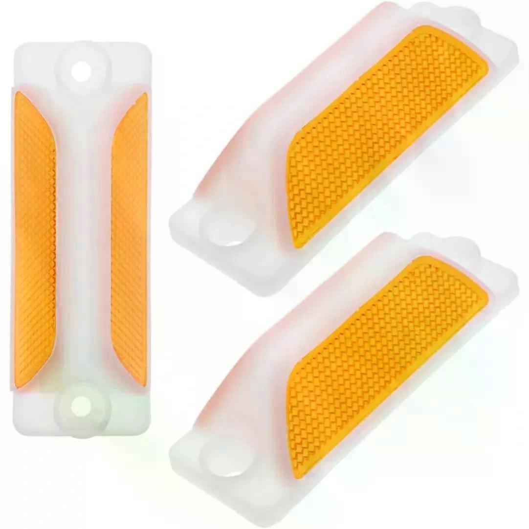 3pcs Driveway Marker Road Reflector Rectangular Edge Sign