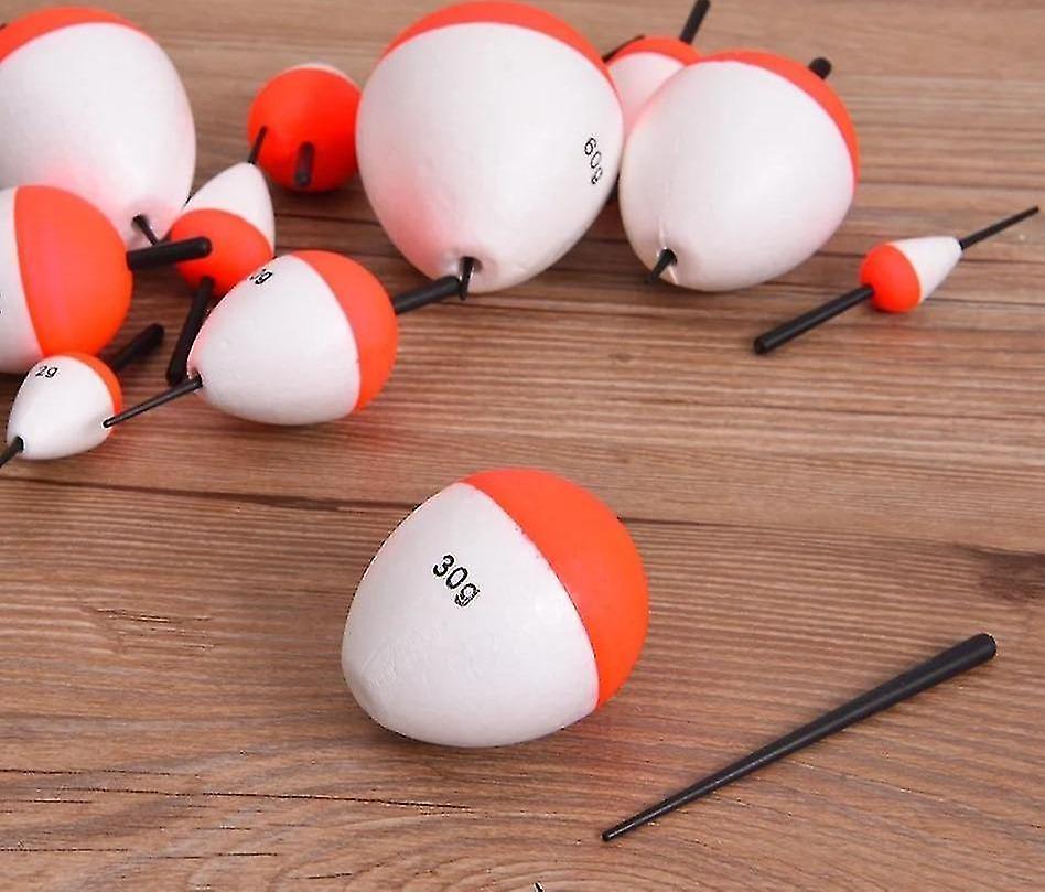 Boa Galleggiante In Schiuma Dura Per Pesca, Bobber Rosso E Bianco - Senza Marca