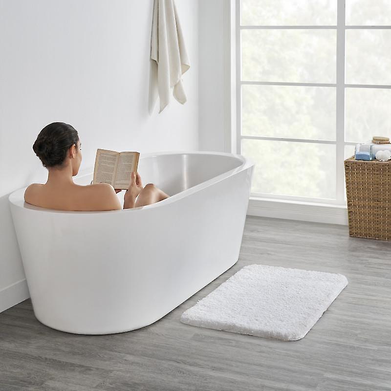 Penguin Home® Non Slip Microfiber Plush Tufted Ultra Soft Bath Mat - Set of 2