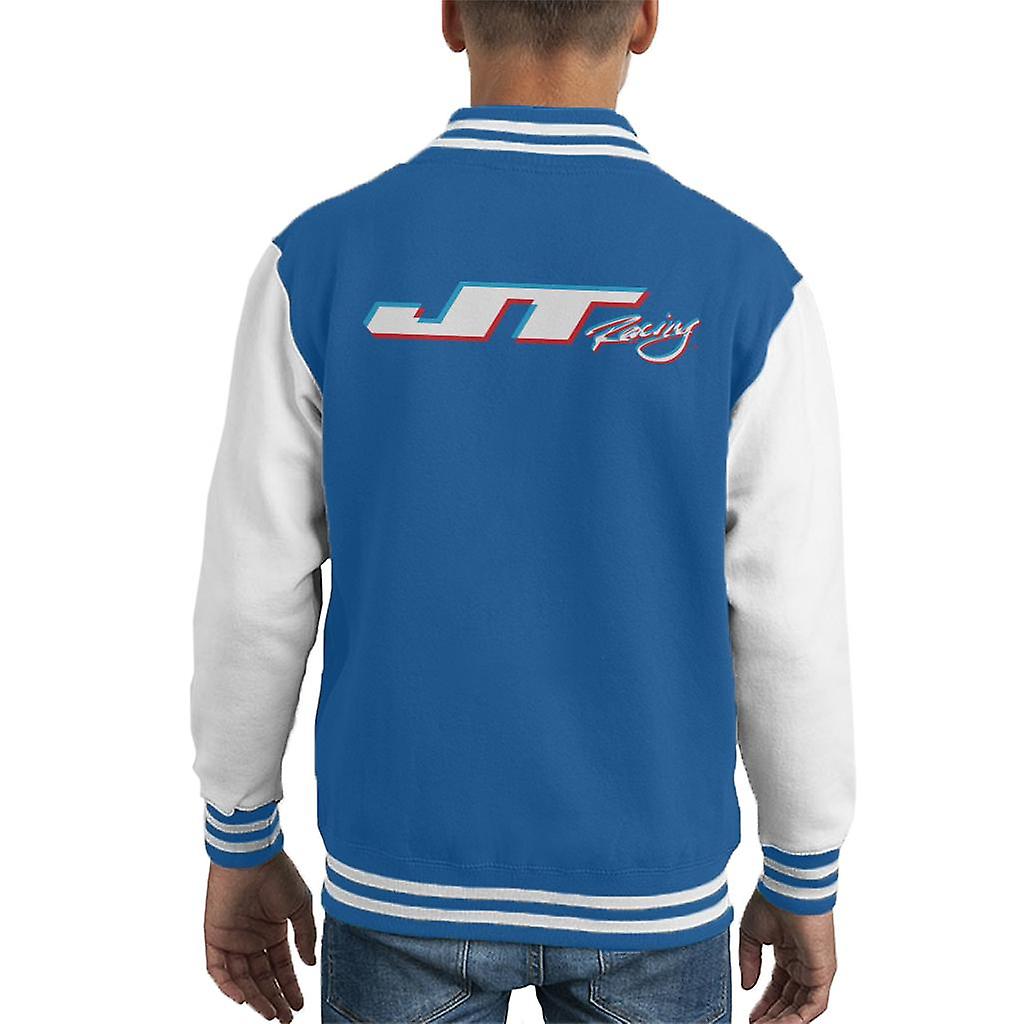 JT Racing 3D-logo barnas varsity jakke