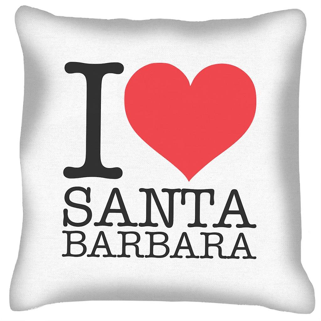 I Love Santa Barbara Cushion