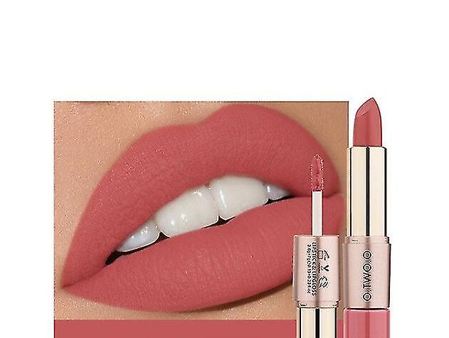 N9107A5 2 In 1 Matte Lipstick waterproof Lip Gloss