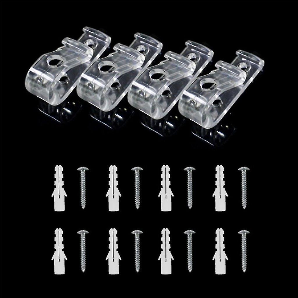 White B Roller Shade Safety Chain Cord Guide Fixation Hooks