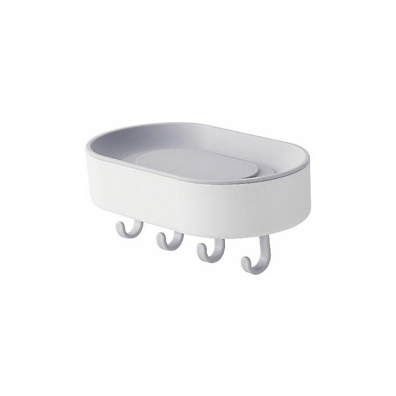 Creative double-layer wall-mounted soap dish