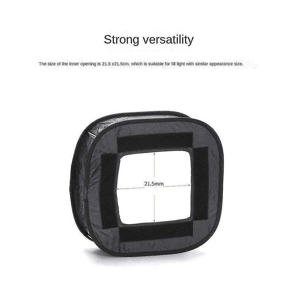 Multifunktionaler Universal Mini Portable Faltbarer Blitz Diffusor Softbox für Blitz Speedlite Filter
