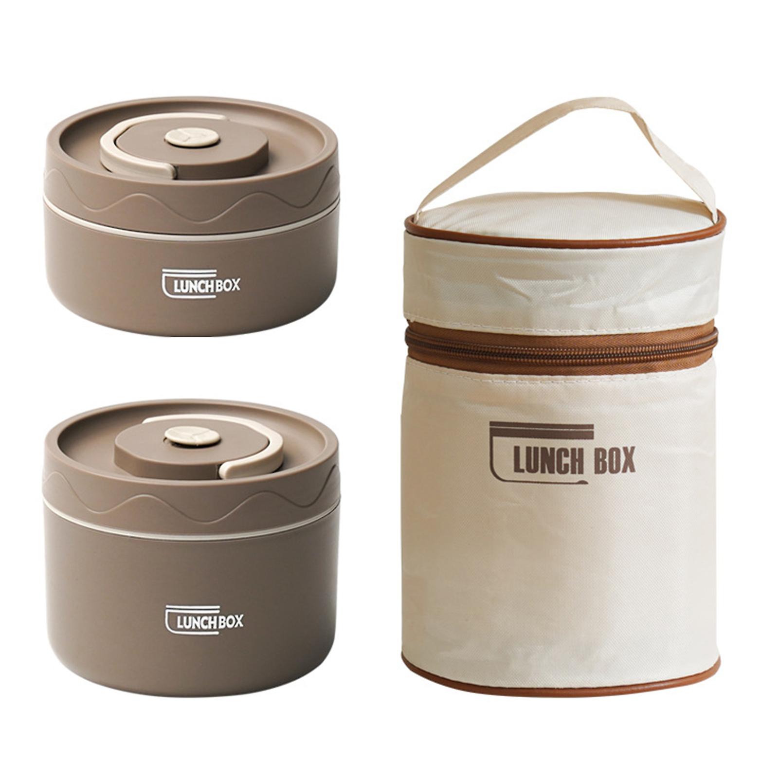 Insulation Lunch Bucket with Handle Multifunctional Food Container for Children Student