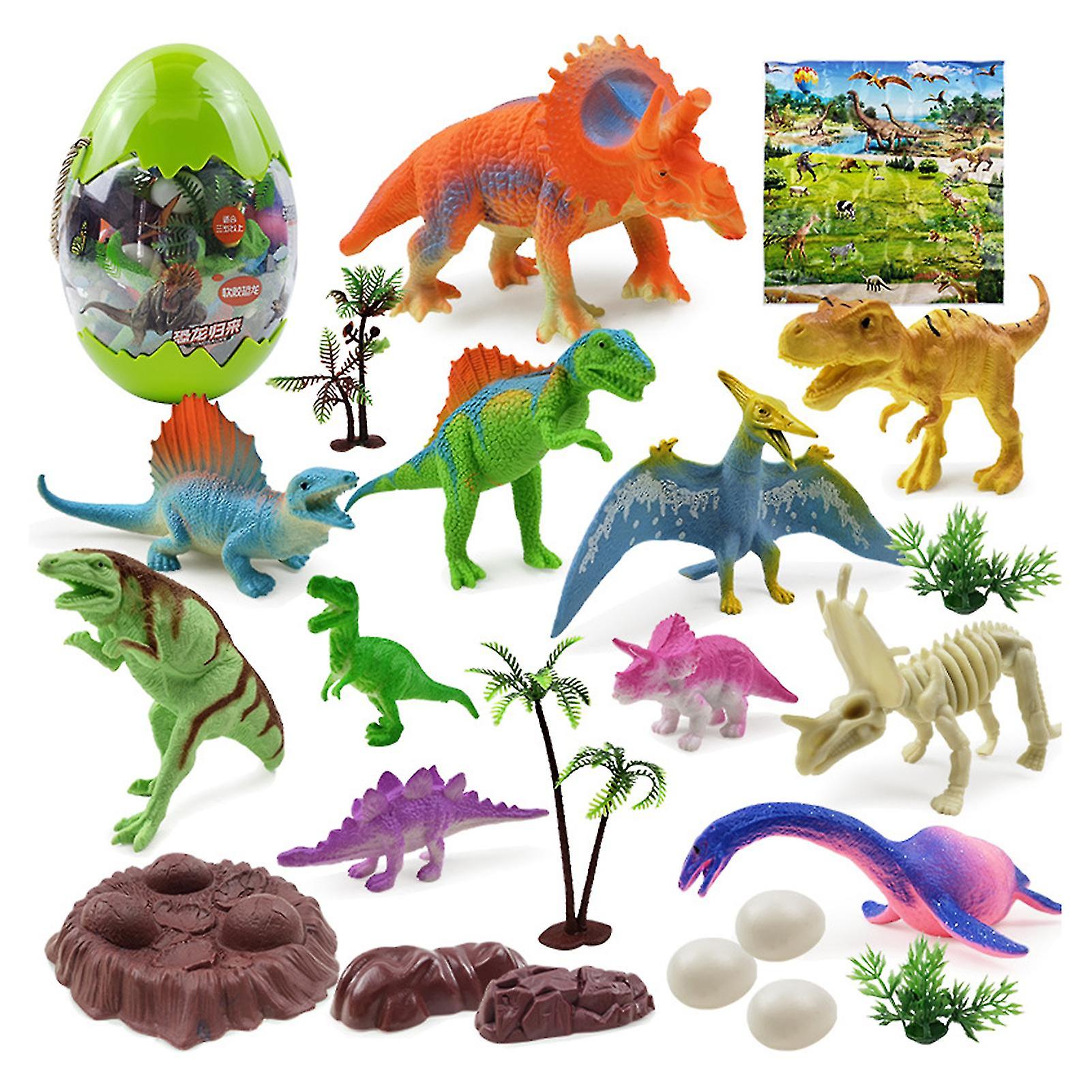 Puslespill Simulering Dyr Dinosaur Tyrannosaurus Modell Sett Gutter Barn Leketøy Gave