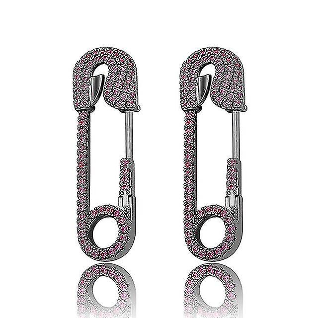 ヒップホップファッションピンイヤリングキュービックジルコニアスタッドイヤリングパンクスタイルの女性男性ジュエリーギフト