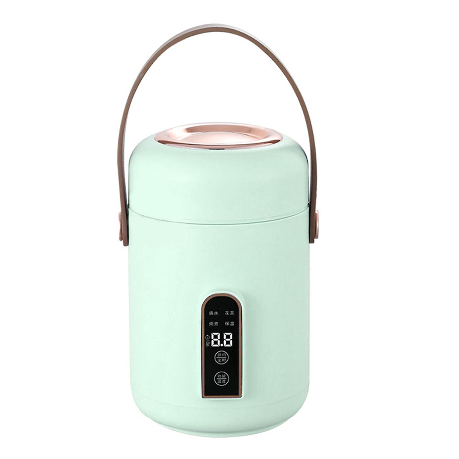 Mini Rice Cooker Efficient Heating Insulated Portable Multifunction Soup Porridge Stewpot for Home Office Dorm