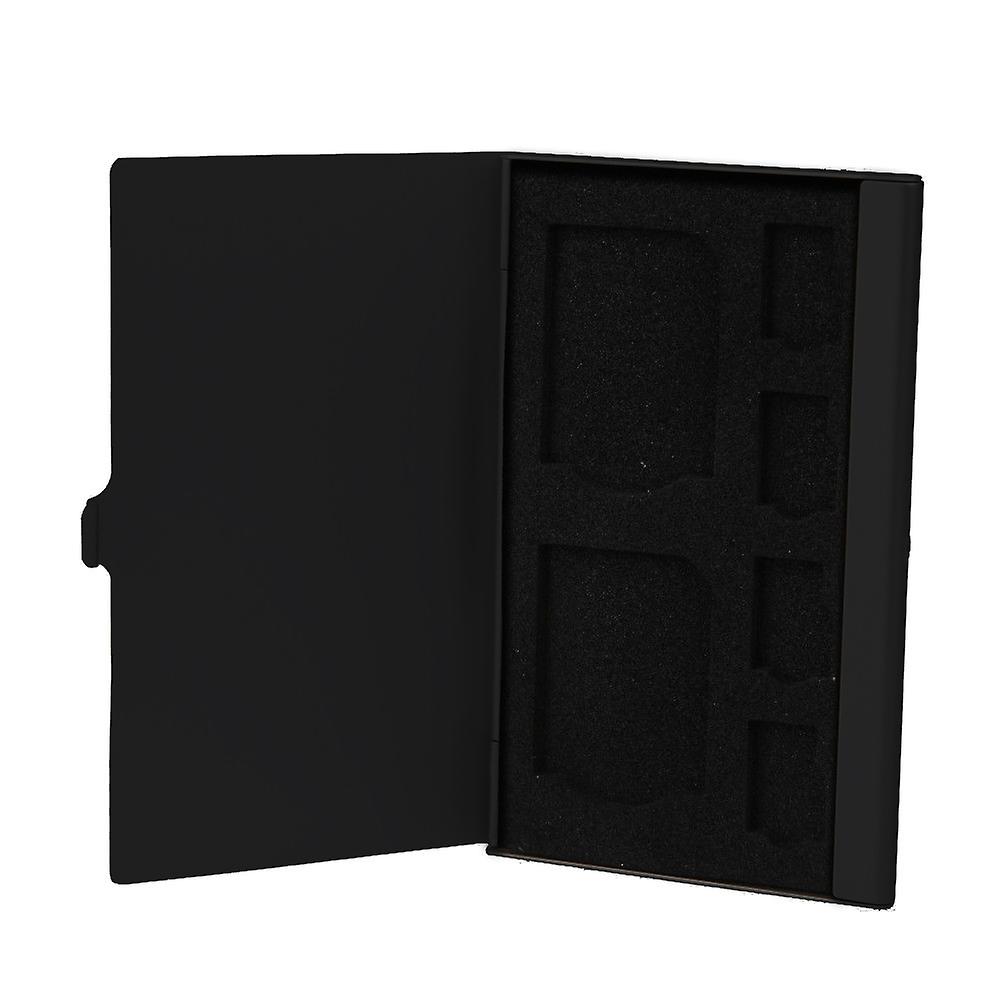 3 x Portable Aluminum Alloy SD TF Memory Card Case Storage Box Holder Protector