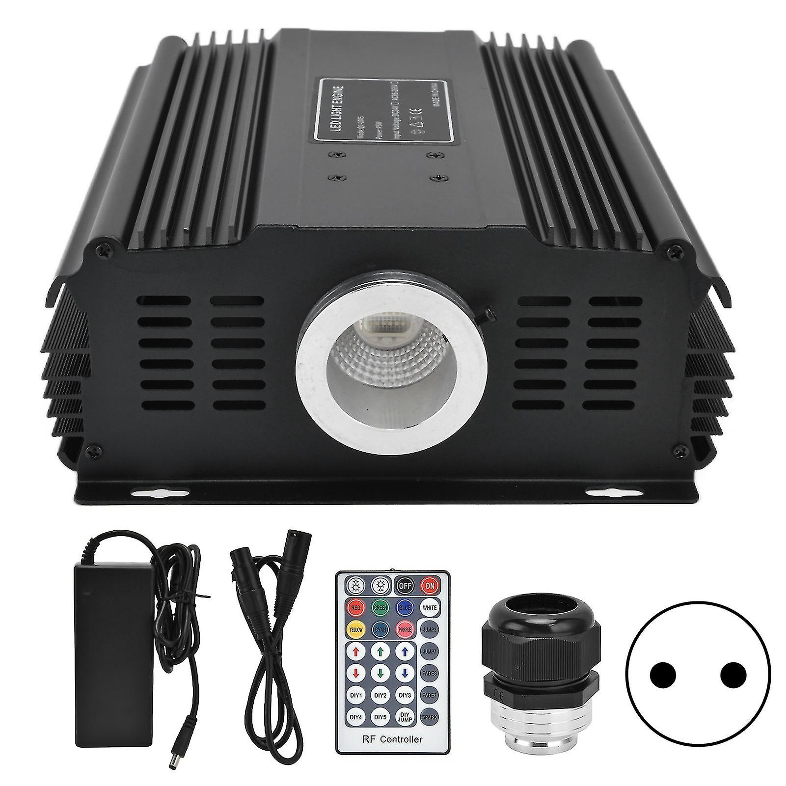 45W LED Fibre Optic Light Kit RGB+W Star Ceiling Light Fibre Optic Light Source Unit Remote-Controlled 28-Key Star Ceiling Lighting Kit Wide Voltage E