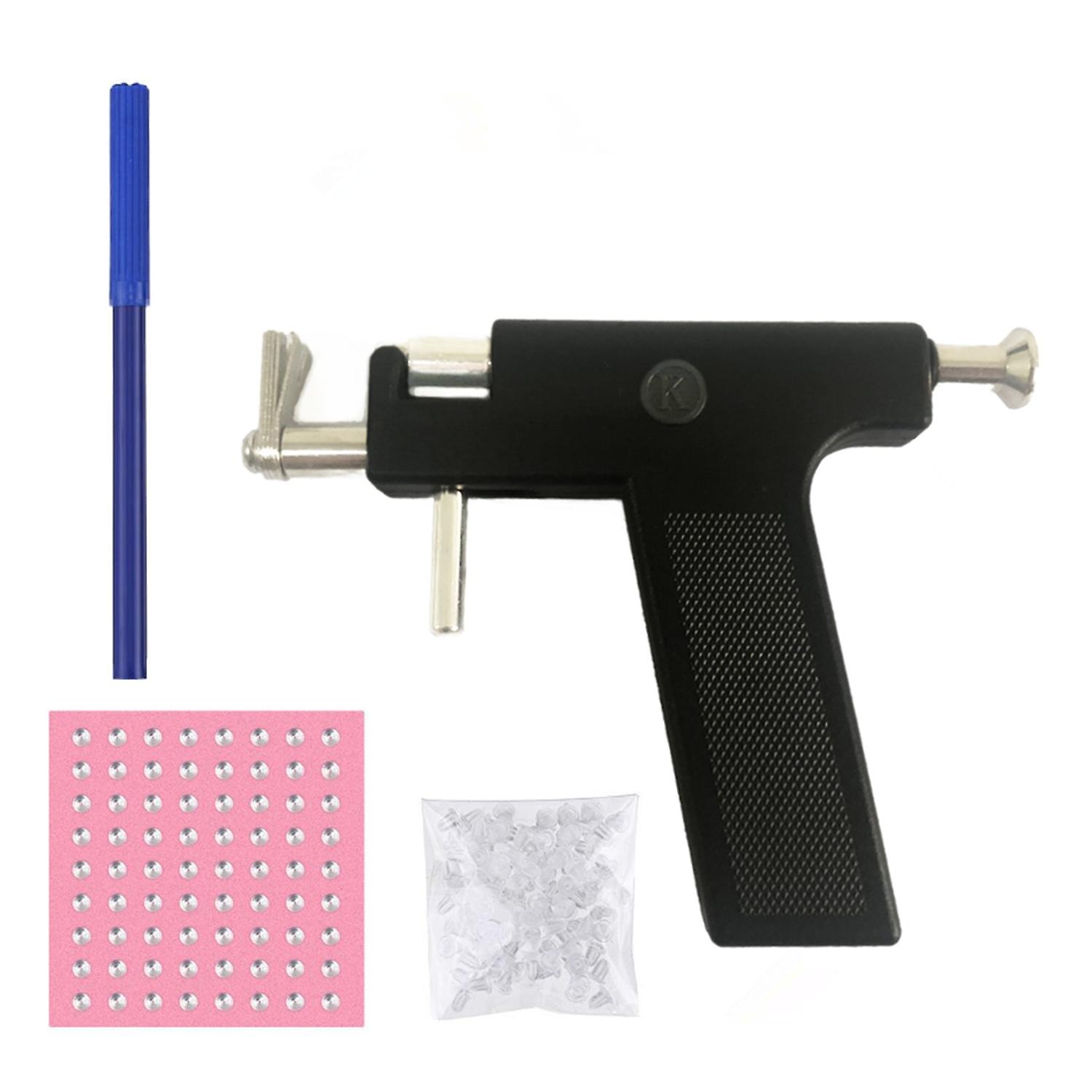 Ear Piercing Gun Set Safety Ear Nose Navel Body Piercing Gun Kit Set With 98pcs Earring Studs
