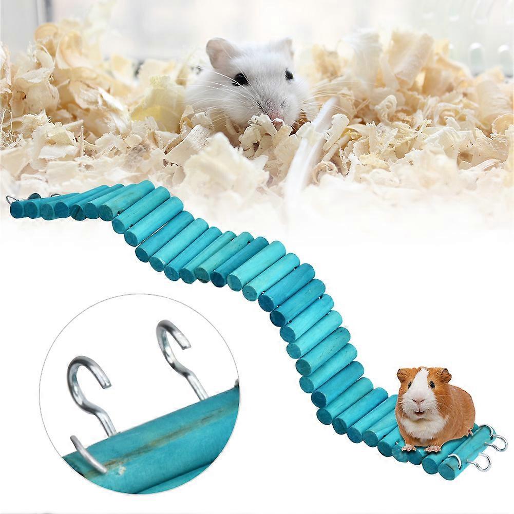 Pet Hanging Bridge Soft Ladder Toy for Birds Hamster Parrot 6 x 50cm