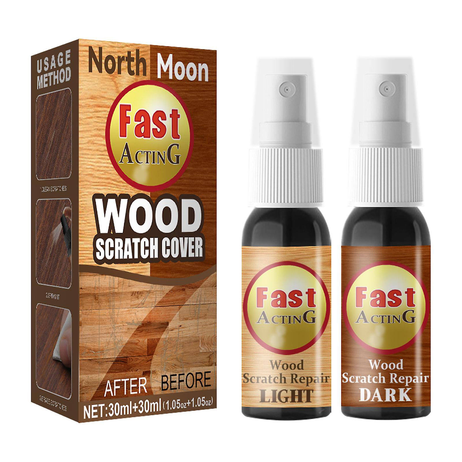 Furniture Repair Spray Fast Acting Scratch Remover Wood Furniture Care for Floors Tables Desks