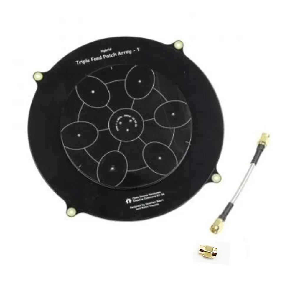 150mm Triple Feed Patch 5.8GHz 14DBi Pagoda Array FPV Antenna Image Transmitter Flat Panel Antenna