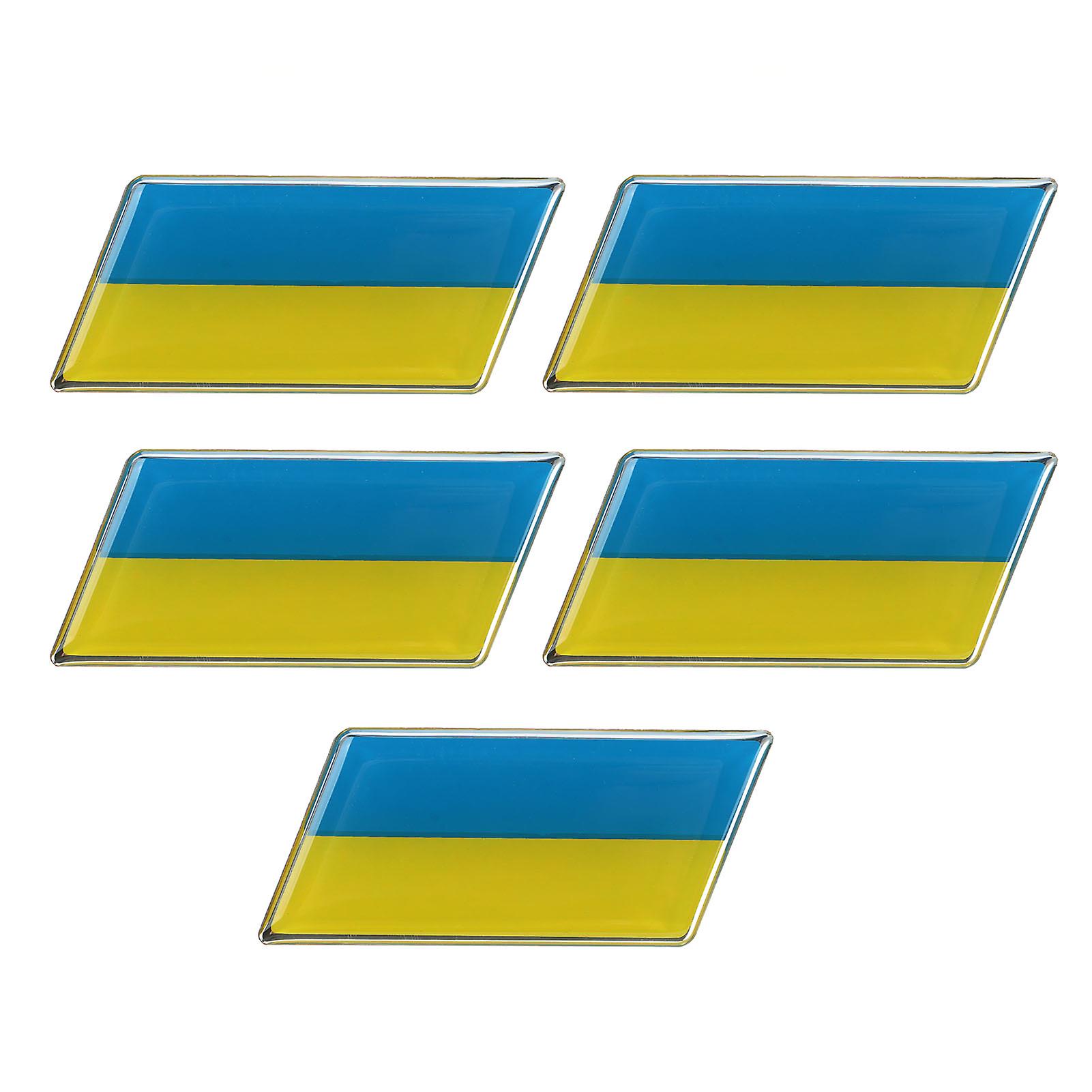 Epoxy flag stickers for motorcycle and car with dome design