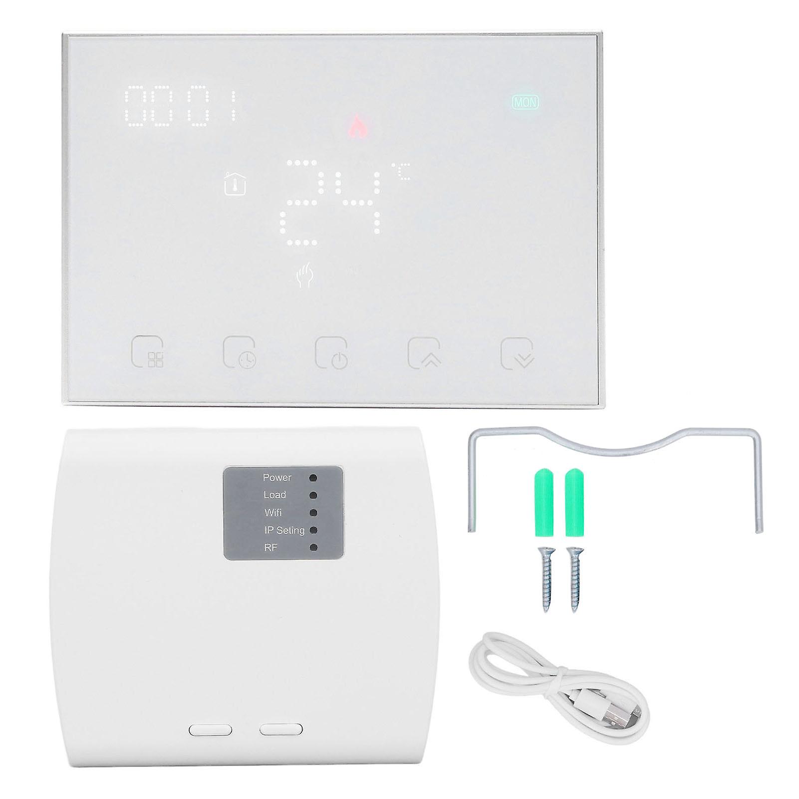 Wi-Fi Smart Thermostat with USB Timer & Voice Control for Electric Heating