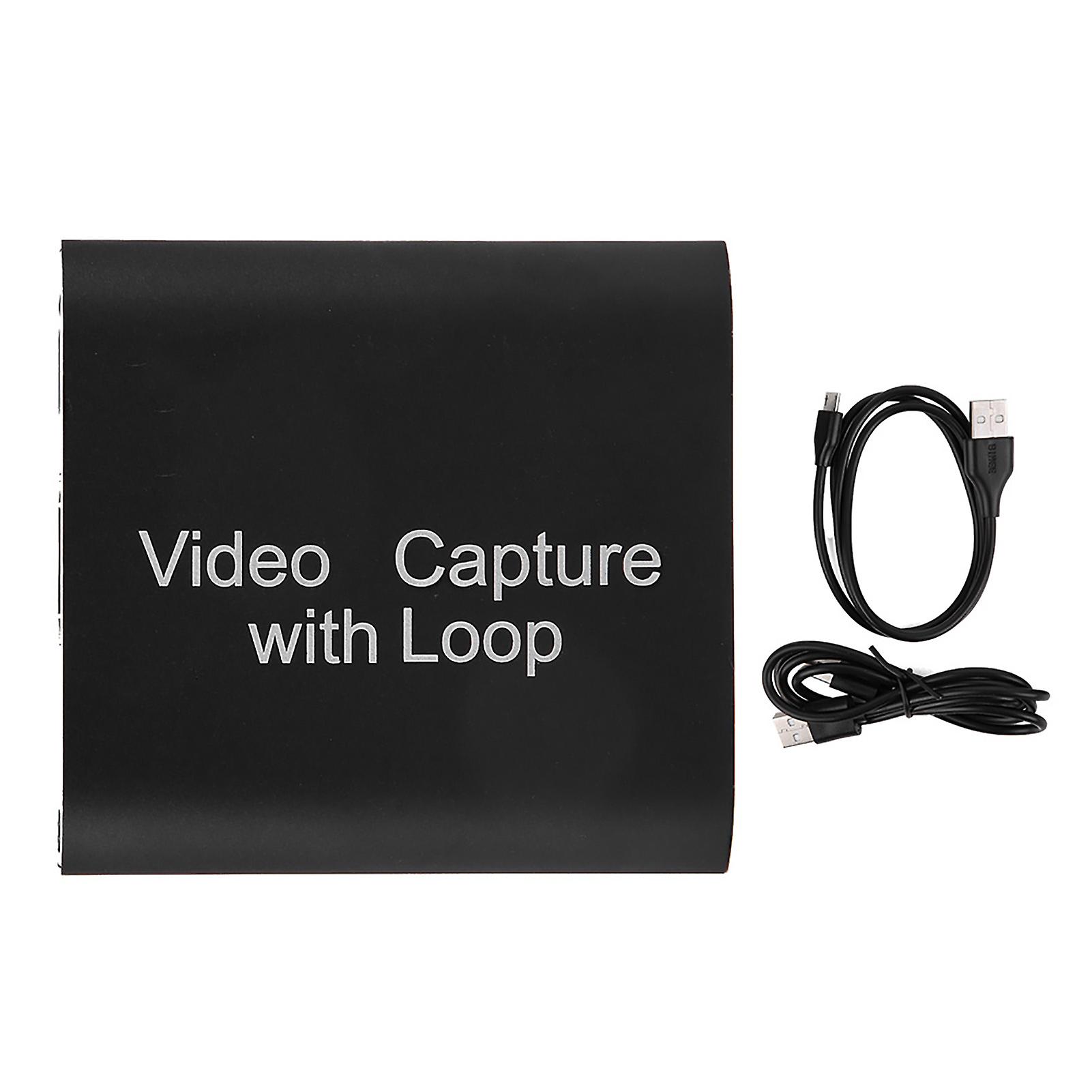 HDMI Video Capture HD Live USB to HDMI with Loop Out Capture Card