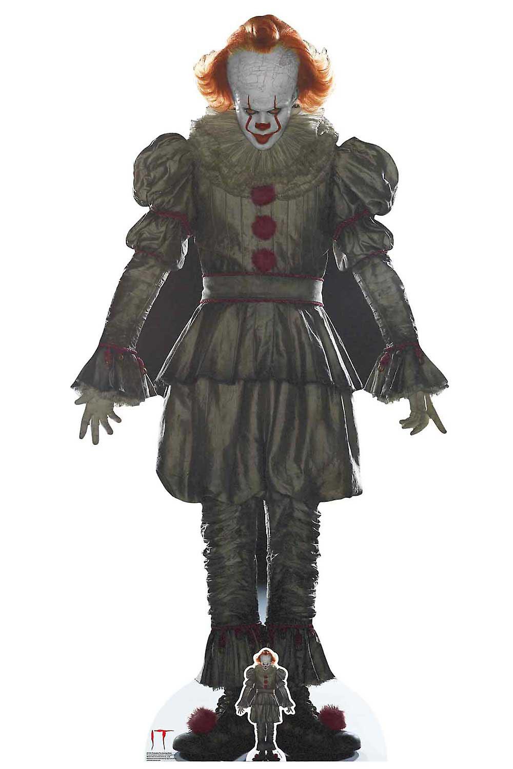 Pennywise من ستيفن كينغ & ق تكنولوجيا المعلومات الرسمية بالحجم الطبيعي قطع الورق المقوى