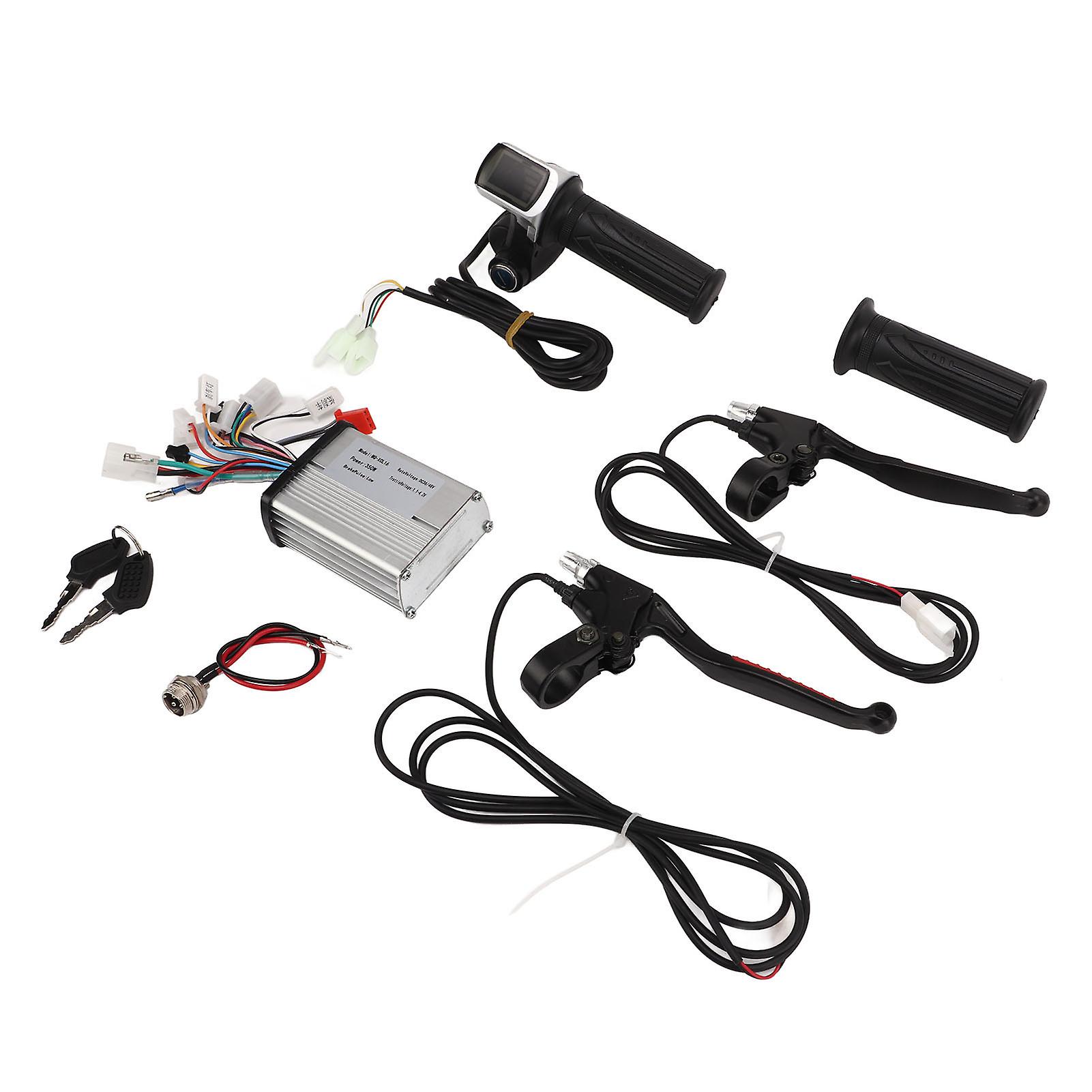 48V Brushless Motor Controller with Throttle Grip & 9-Light Display