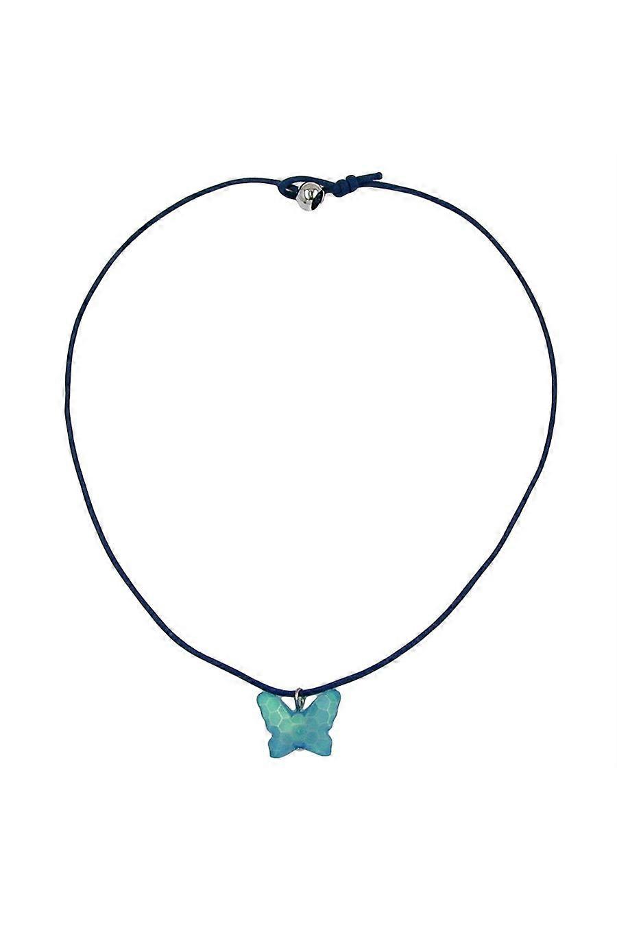 Necklace Butterfly Blue - Gl02049