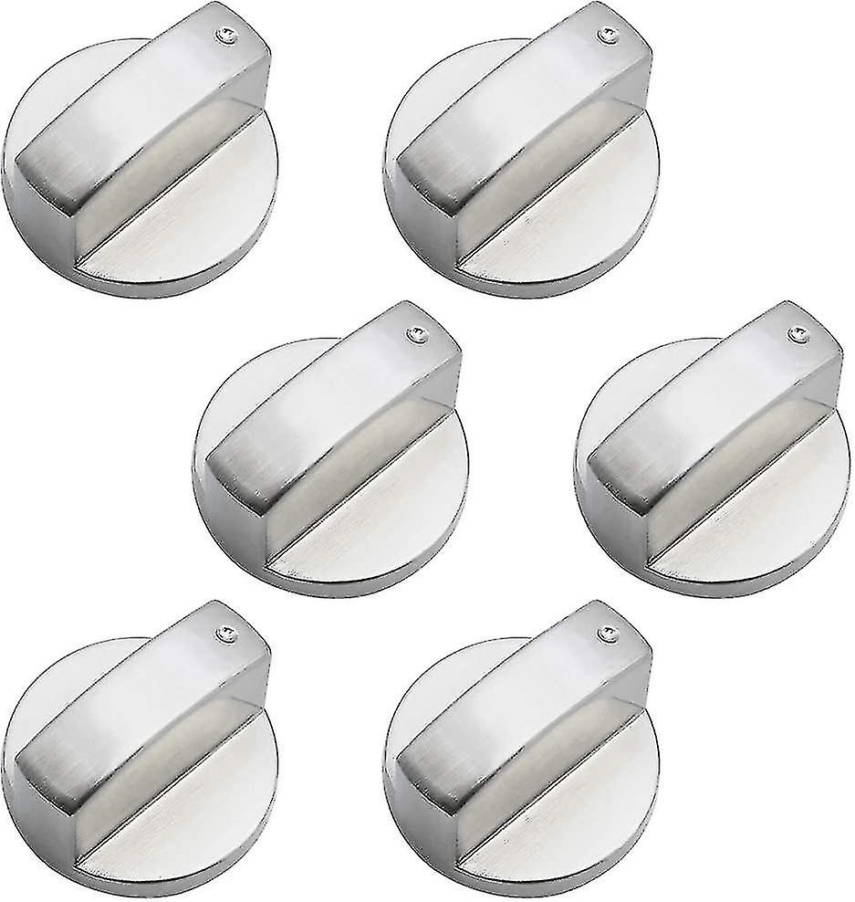 6 Pieces Universal Metal Control Knobs Gas Stove Knob 6mm Universal Control Knobs Stove Knob For Gas