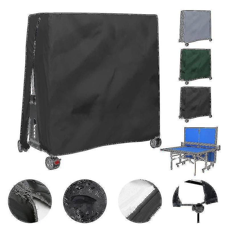 Outdoor Waterproof And Dustproof Table Tennis Table Cover Table Tennis Table Cover 165x70x185cm-1