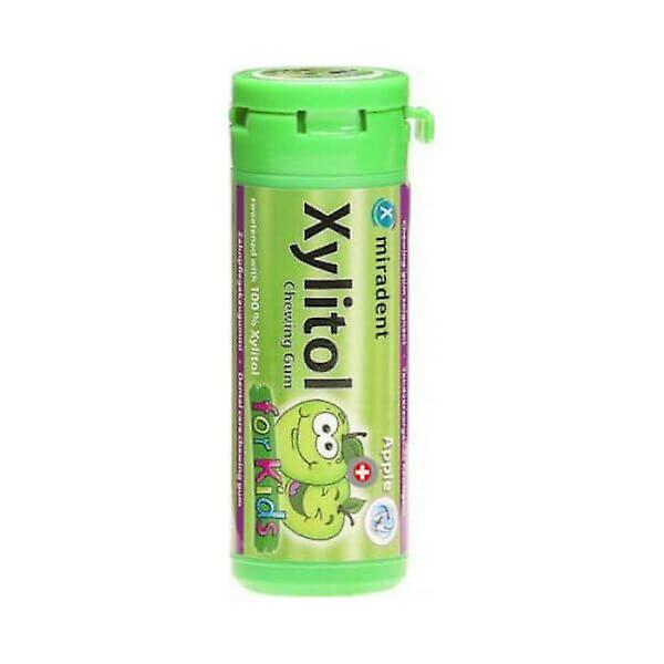 Miradent Xylitol Chewing Gum for Kids Apple 30pcs