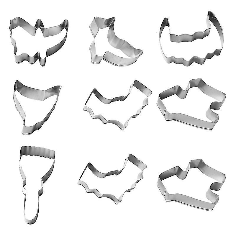 9pcs Biscuit Cutter For Halloween Decorations