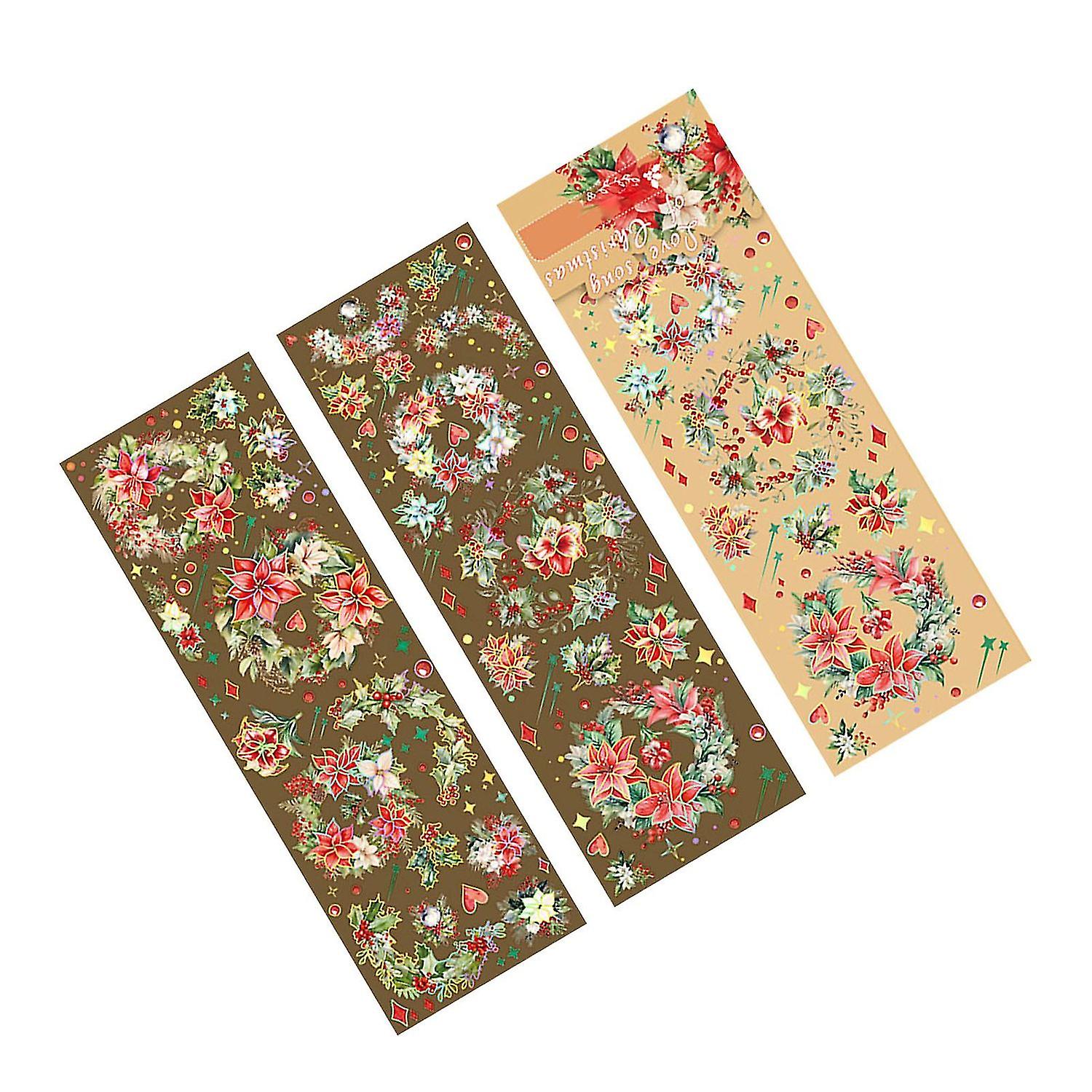 2-κομμάτι PET Easy Tear-off Floral Λεύκωμα Σετ 60x178mm