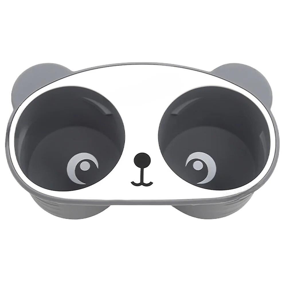 Central Control Water Cup Holder Panda Version Card Key Limit Area Silicone Console Beverage Holder For Tesla Model 3 Y